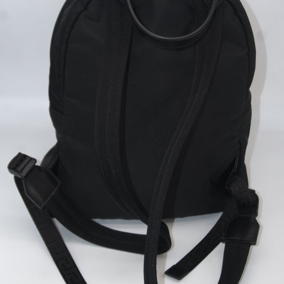 Versace Logo Nylon Backpack main image 4